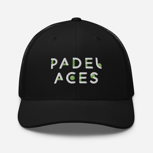 ACE TRUCKER CAP BLACK